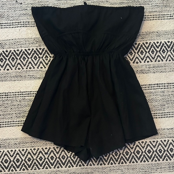 Princess Polly Black Strapless Dress - Picture 4 of 4